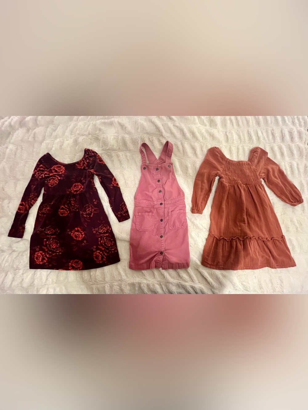Set of 3 Autumnal Old Navy Dresses Girls’ Size 8 (Medium)